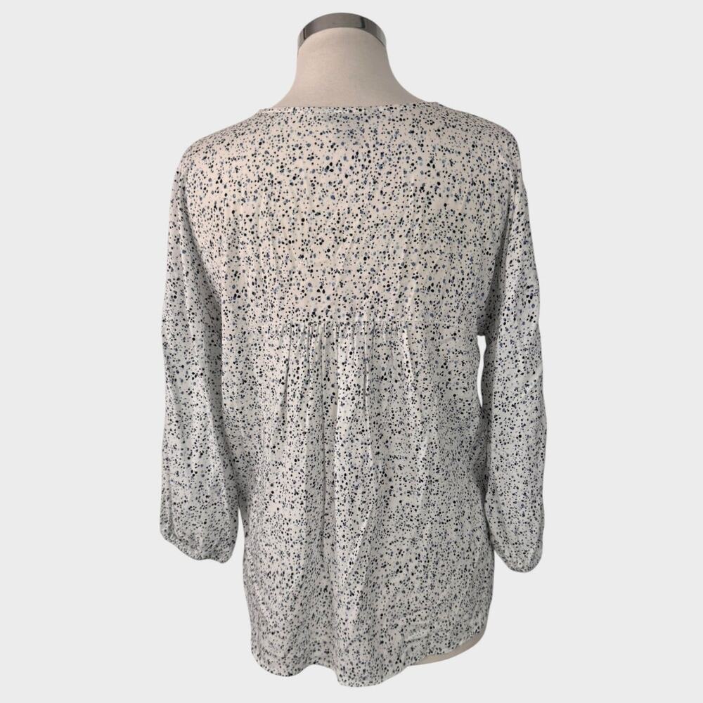 Bass Womens Small V Neck Rayon Top 3/4 Sleeves - Picture 4 of 8